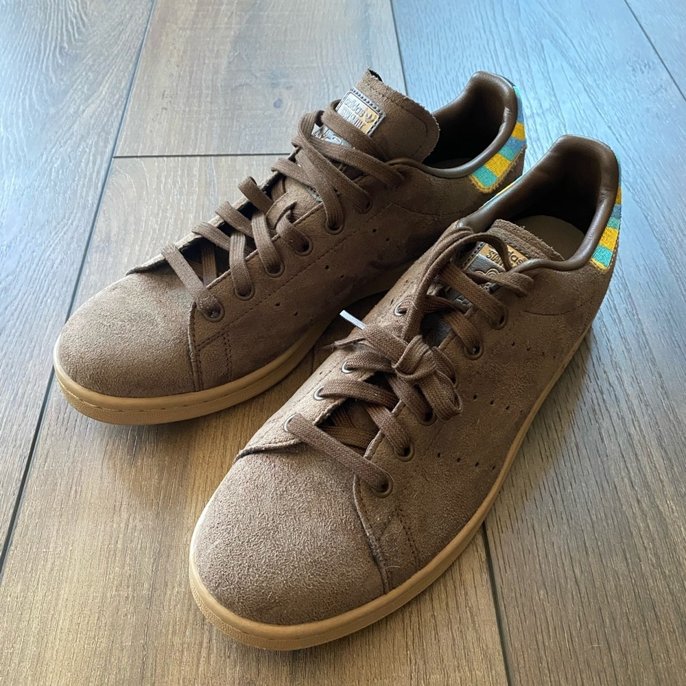 adidas 2022 Disney x Stan Smith 'The Jungle Book - Kaa' suede shoes 10.5 US men